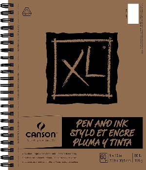 Canson XL Pen & Ink Pad - 60 sheets (9x12)
