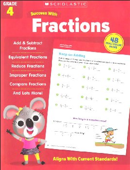 Scholastic Success with Fractions Grade 4