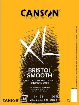 Canson XL Recycled Bristol Smooth Pad - 25 sheets (11x14)