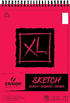 Canson XL Recycled Sketch Pad (5.5x8.5) 100 sheets