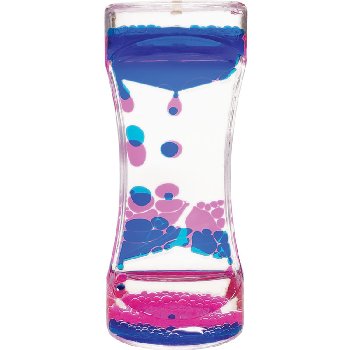 Liquid Motion Bubbler Blue & Pink