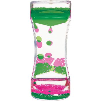 Liquid Motion Bubbler Pink & Green
