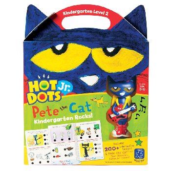 Hot Dots Jr. Pete the Cat - Kindergarten Rocks! Set