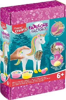 Creativ Fabulous Factory Unicorn 3D Quick-Drying Modeling Dough Kit