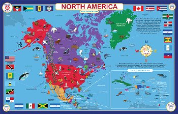 North America Placemat
