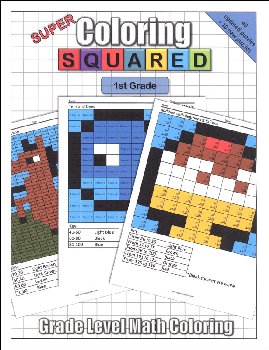 Super Coloring Squared: 1st Grade