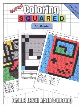Super Coloring Squared: 3rd Grade
