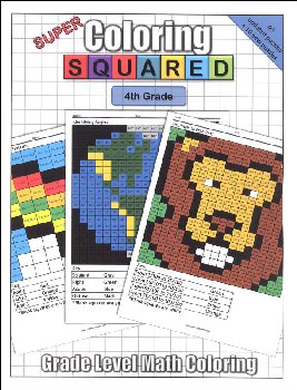 Super Coloring Squared: 4th Grade