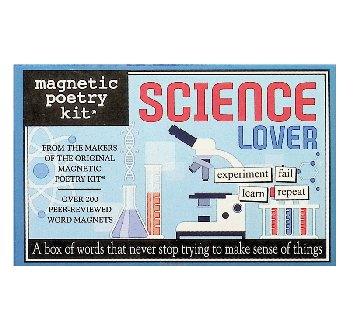 Science Lover Magnetic Poetry Kit