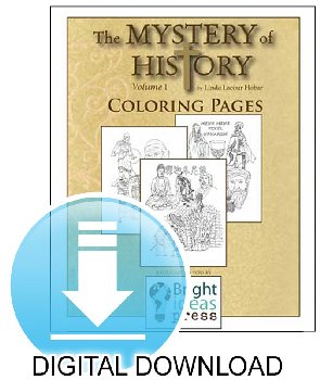 Mystery of History Volume 1 Coloring Pages Digital Download