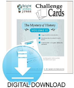 Mystery of History Volume 2 Challenge Cards Digital Download