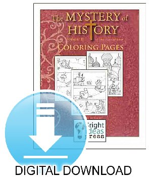 Mystery of History Volume 3 Coloring Pages Digital Download