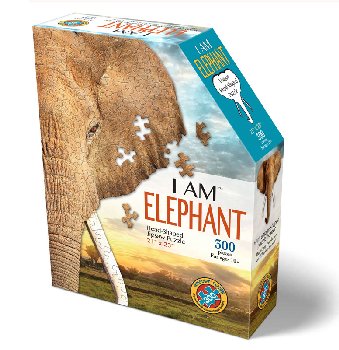 I AM Elephant Mini Puzzle 300 pieces (Madd Capp Mini Puzzles)
