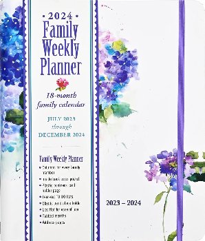 Family Weekly Planner Hydrangeas 2023