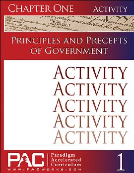 Principles and Precepts of Government Chapter 1 Activities