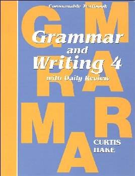 Grammar & Writing 4 Student Softcover Consumable Textbook