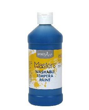 Little Masters Washable Tempera Paint - Blue (16 oz)