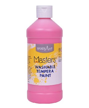 Little Masters Washable Tempera Paint - Pink (16 oz)