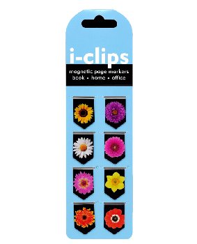 i-Clips Flowers Magnetic Page Markers