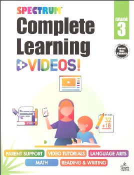 Spectrum Complete Learning + Videos: Grade 3