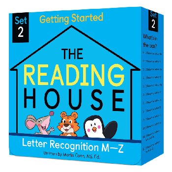 Reading House Set 2: Letter Recognition M-Z