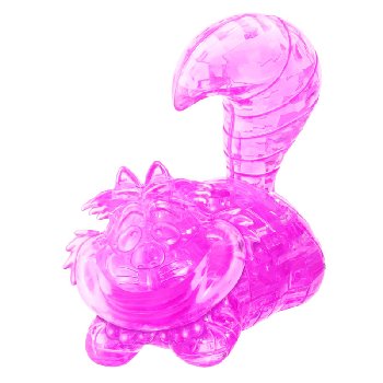 3D Crystal Puzzle - Cheshire Cat (Pink)