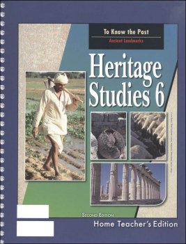 Heritage Studies 6 Home Teacher Edition 2ED