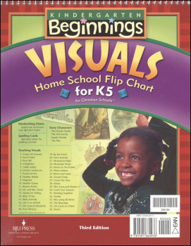 K5 Beginnings Visual Homeschool Flip Chart 3rd Edition