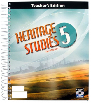 Heritage Studies 5 Home School Teacher Book & CD 3rd Edition
