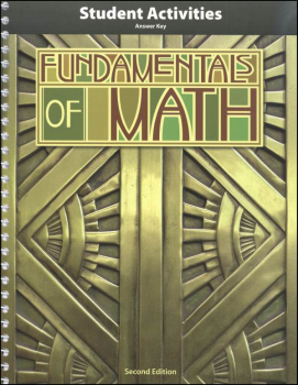 Fundamentals of Math Teacher Activity Manual 2nd Edition