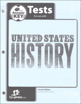 U.S. History Tests Answer Key 4th Edition