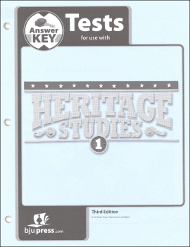 Heritage Studies 1 Tests Answer Key 3rd Edition
