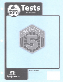 Science 5 Testpack Answer Key 4th Edition