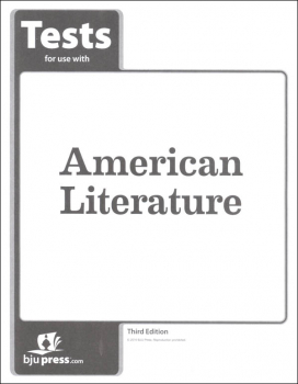American Literature Tests 3rd Edition