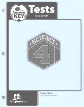 Science 4 Tests Answer Key 4th Edition