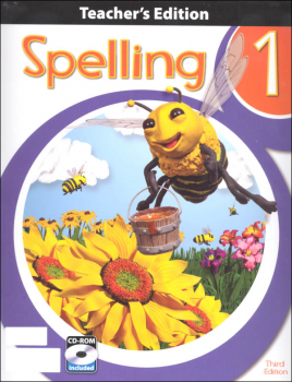 Spelling 1 Teacher Edition Book & CD 3rd Edition