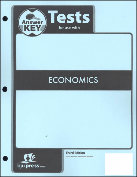 Economics Tests Answer Key 3rd Edition