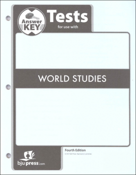 World Studies Testpack Answer Key 4th Edition