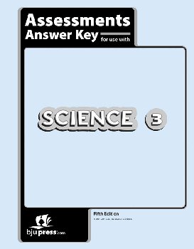 Science 3 Assessments Answer Key 5th Edition
