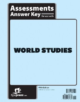 World Studies Assessments Answer Key 5th Edition