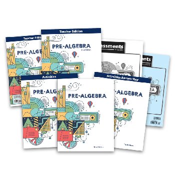 Pre-Algebra Home School Kit 3rd Edition