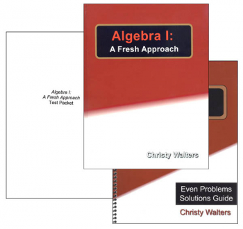 Algebra I: A Fresh Approach Set (2016 Edition)
