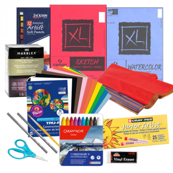 Artistic Pursuits Grades K-3 Book 1 (3rd Edition) Art Supply Bundle