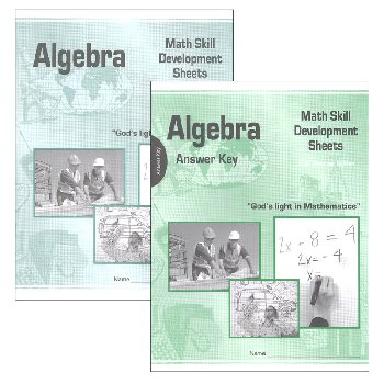 Christian Light Algebra Math Skills Development Package