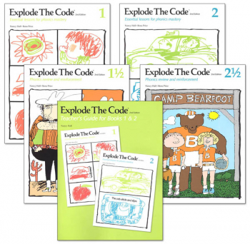 Explode the Code 1-2 (including 1/2s) with Teacher Guide (2nd Edition)