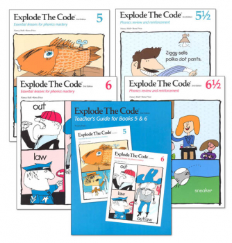 Explode the Code 5-6 (including 1/2s) with Teacher Guide (2nd Edition)