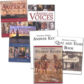 Exploring America Package with Quiz & Exam Book