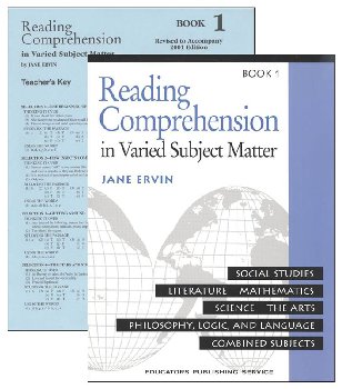 Jane Ervin Reading Comprehension Set - Level 1