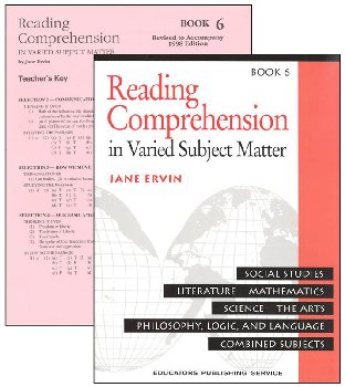 Jane Ervin Reading Comprehension Set - Level 6