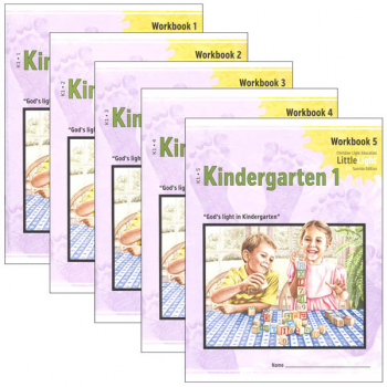 Kindergarten I LittleLight Workbook Set (1-5)